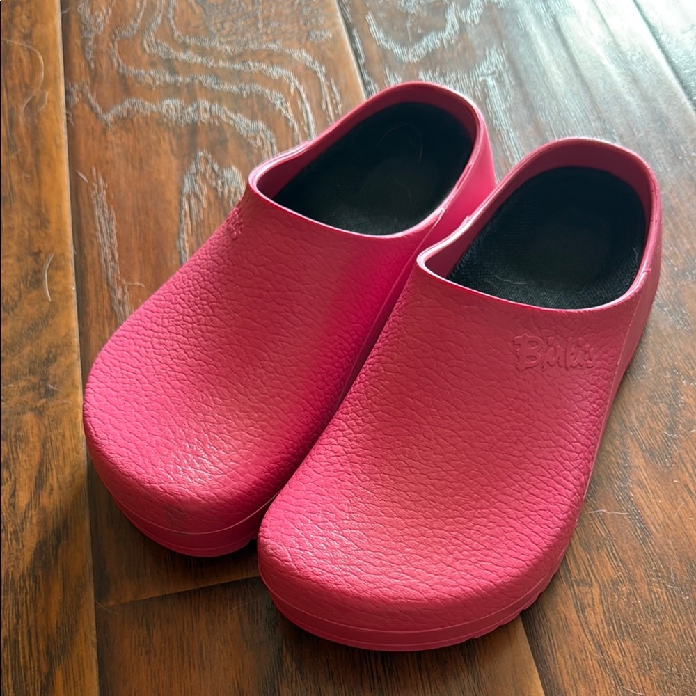 Birkenstock Pink Super-Birki Clogs
